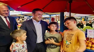 Vali Sözerden hem esnafa destek, hem şehit ailesine vefa ziyareti