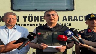 Vali Toros, Mersindeki orman yangınları ile ilgili bilgi verdi