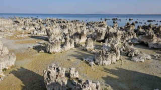 Van Gölü kuraklık nedeniyle alarm veriyor