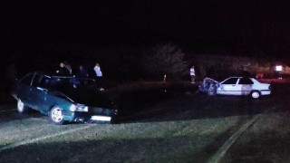 Yağışlı hava kazayı beraberinde getirdi: 2 yaralı