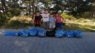 Yangın sonrası miniklerden örnek davranış