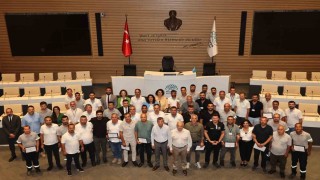 Yangınlarla mücadelede görev alan ekibe anlamlı teşekkür