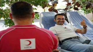 Yazın azalan kan stoklarına hastaneden güçlü destek