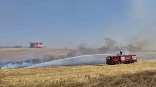 Yerleşim yeri yakınındaki çıkan anız yangını söndürüldü