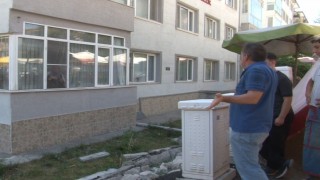 Yıkılan bahçe duvarıyla ilgili vatandaş ve pazarcı arasında gerginlik çıktı