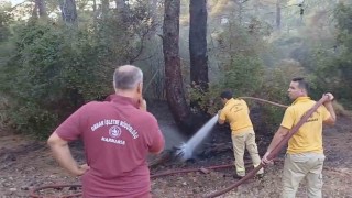 Yıldırım yangını söndürüldü