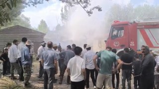 Yüksekovada ot yangını: Bin bağ ot küle döndü