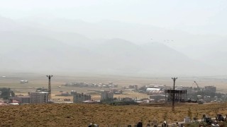 Yüksekovada toz taşınımı etkili oldu
