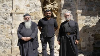 Yunan keşişlerden Gümüşhanedeki Hutura Kilisesine ziyaret