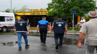 Zabıta ve il sağlıktan terminalde denetim