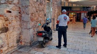 Zabıtadan motosiklet ve skuter denetimi