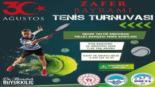 Zafer Bayramı heyecanı tenis kortlarına taşınıyor