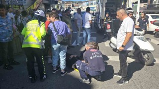 Zonguldak Ereğlide motosiklet yayaya çarptı: 2 yaralı