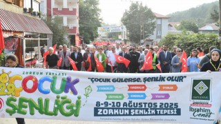 Zorkun Yaylası’nda 29. Çocuk Şenliği Renkli Görüntülerle Başladı