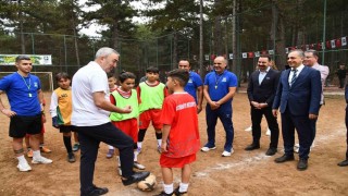 Zorkun Yaylasında Samet Aybaba futbol turnuvası başladı
