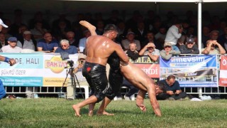 14 yıl aradan sonra düzenlenen yağlı pehlivan güreşlerine yoğun ilgi