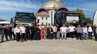 16 yıl hapis alan tır şoförünün arkadaşlarından tır konvoyu