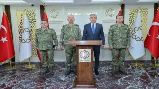 2. Ordu Komutanı Korgeneral Topaloğlu, Mardin Valisi Akkoyun ile bir araya geldi