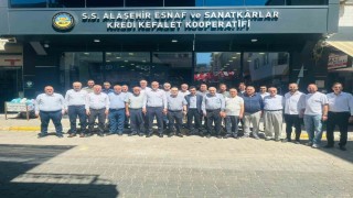 22. Bölge Manisa Esnaf Kefalet Kooperatifleri Birliği toplantısı Alaşehirde yapıldı