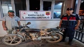 5 yıldır aranan çalıntı motosiklet Salihlide bulundu
