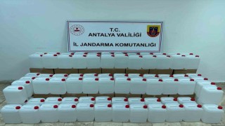 500 litre kaçak alkol ele geçirildi