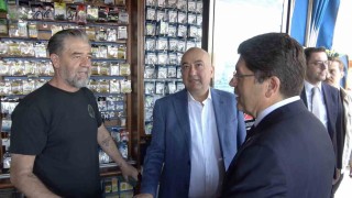 Adalet Bakanı Tunç, Çanakkalede esnafın taleplerini dinledi