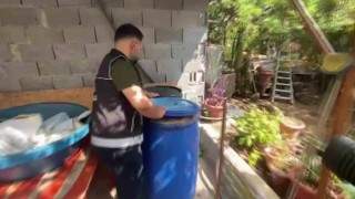 Adanada 2 bin 930 litre kaçak içki ele geçirildi