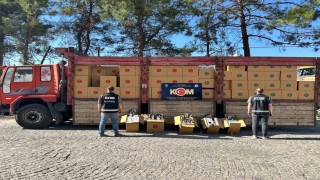 Adıyamanda 3 milyon kaçak makaron ele geçirildi