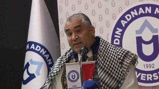 ADÜde yeni akademik yılın ilk dersi Filistin oldu