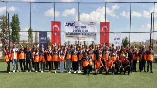 AFAD gönüllüleri gönüllerince eğlendi