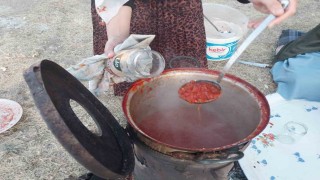 Ağrıda kadınların kışlık menemen mesaisi başladı