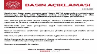 Aile ve Sosyal Hizmetler Bakanlığı Tiktokta dans ettirilen kızı devlet korumasına aldı