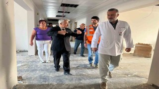 Akşehir Devlet Hastanesi ek binasında sona doğru