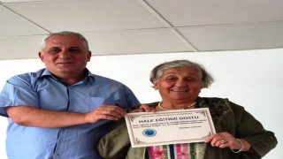 Akşehir Halk Eğitimi Merkezinden Halk Eğitimi Dostu Belgesi