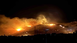 Alanyada orman yangını sürüyor: Rüzgar müdahaleyi zorlaştırıyor