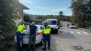 Alaplıda jandarma ekiplerinden okul servislerine sıkı denetim