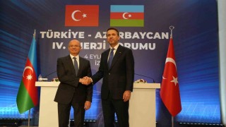 Alparslan Bayraktar ile Azerbaycan Enerji Bakanı Perviz Şahbazov ortak basın toplantısı düzenledi