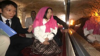 Altes Prensesi Akiko Mikasa, Balıklıgölü ziyaret etti