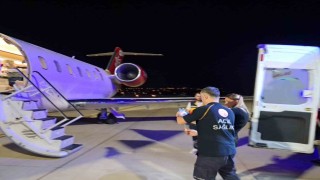 Ambulans uçak 4 buçuk aylık bebek için havalandı
