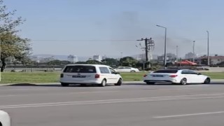 Anayolda geri geri ilerledi, kazaya karıştı olay yerinden böyle kaçtı