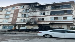 Ankarada bir dükkanın kundaklanma anı kameralara yansıdı