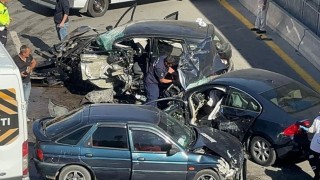 Ankarada zincirleme trafik kazası: 4 yaralı