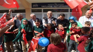 Antakya Belediyesi, Yaylacık Mahallesinde açtığı kütüphaneyle çocukları kitapla buluşturdu