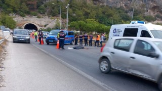 Antalyada motosiklet kazası: 1 ölü