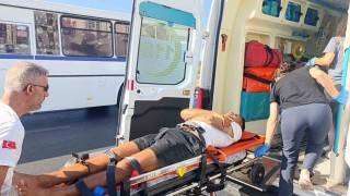 Antalyada tır ile çarpışan bisikletli yaralandı