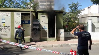 Antalyada trafoda yangın