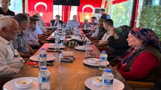 Araban Kaymakamı İşçimen, Arabanlı gazilerle yemekte buluştu