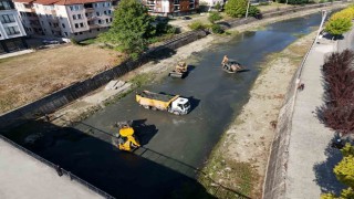 Asar deresi temizleniyor