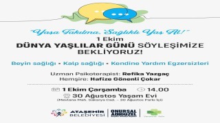 Ataşehirde Dünya Yaşlılar Gününde Sağlıklı Yaş Alma söyleşisi