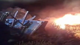 Avşa Adasında gece yarısı çıkan yangın büyümeden söndürüldü